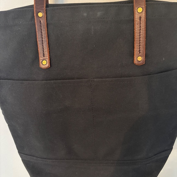 Waxed Canvas Tote Handmade in the USA - Picture 5 of 6